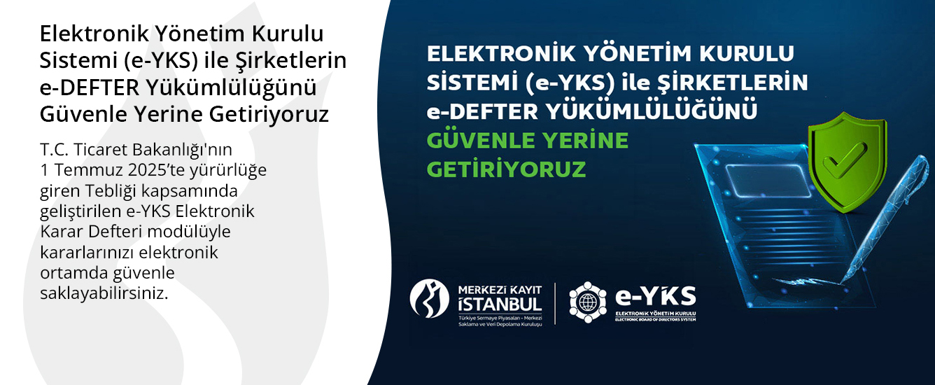 Elektronik Yönetim Kurulu Sistemi (e-YKS) ile Şirketlerin e-DEFTER Yükümlülüğünü Güvenle Yerine Getiriyoruz