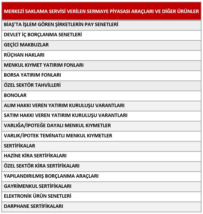sermayepiyasasiaraclarivedigerurunler